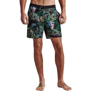 ROARK MEN'S CHILLER JARDIN OASIS 17”Boardshorts Size 28 Swimwear Resortwear